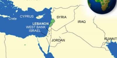 Libanon på kartet